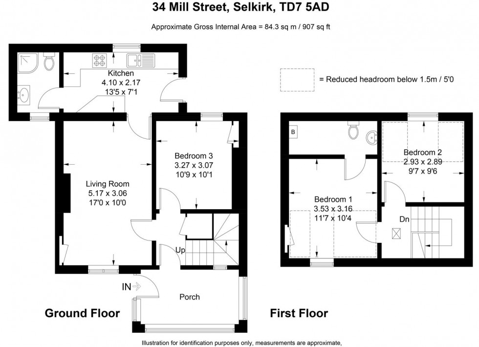 Floorplan for 34 Mill Street, Selkirk