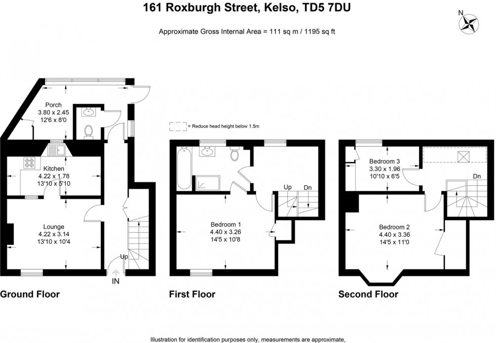 Floorplan for 161 Roxburgh Street, Kelso