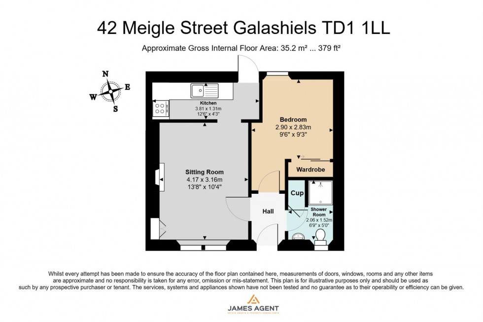 Floorplan for Meigle Street, Galashiels